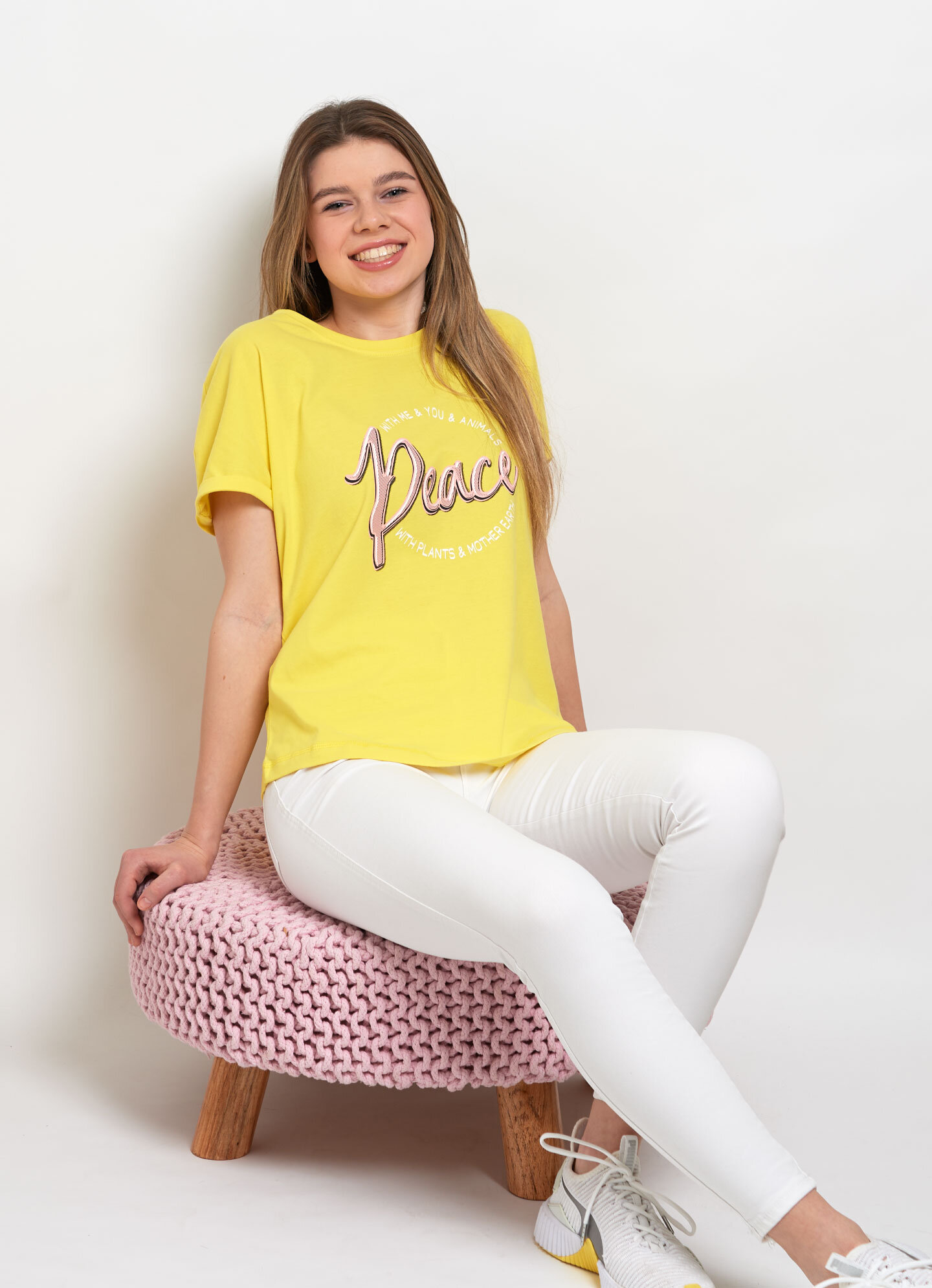 sparkles of light boxy t shirt 115 4 yellow all 00790 w