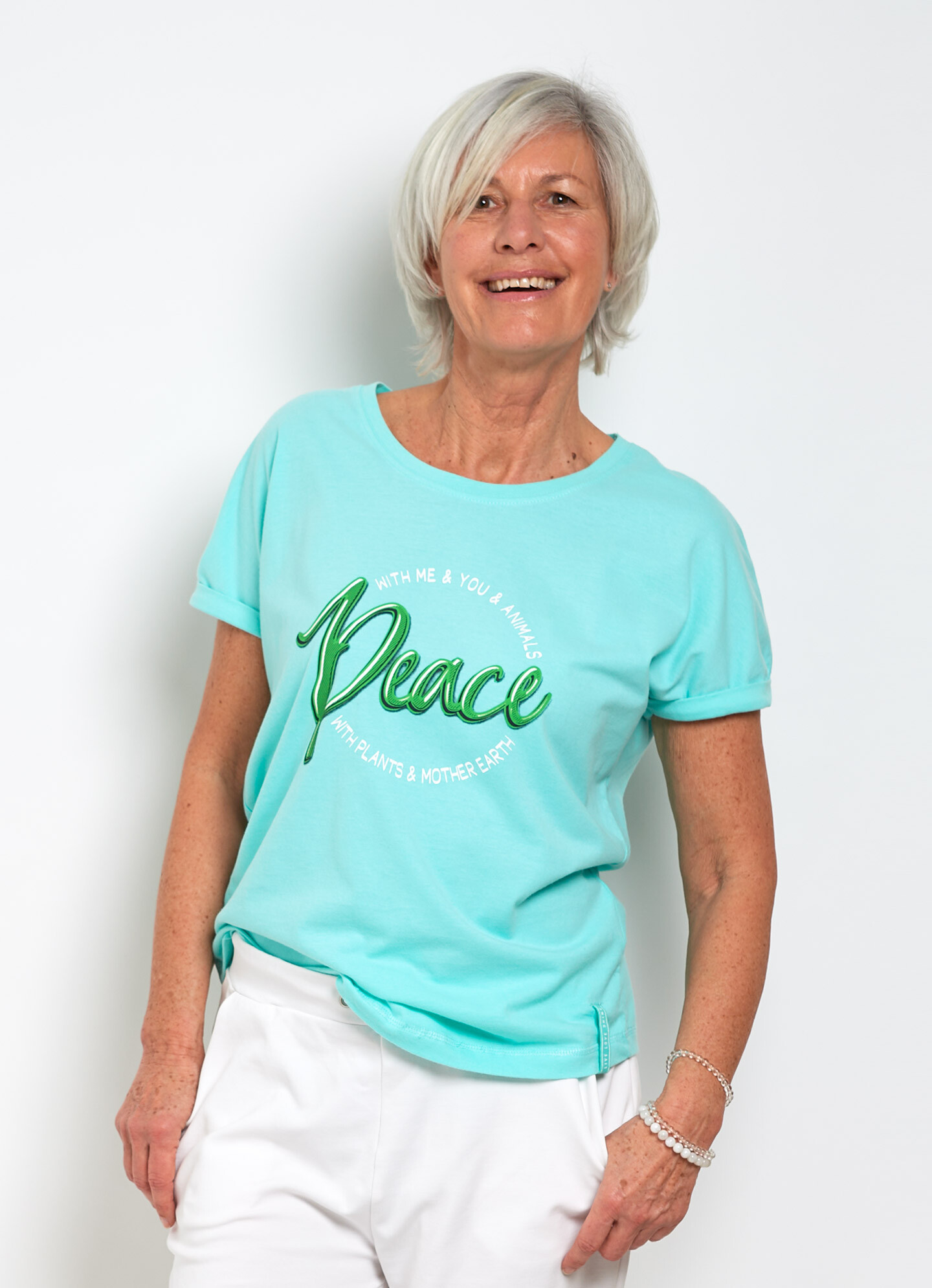 sparkles of light boxy t shirt 115 4 turquoise bust 02519 w2